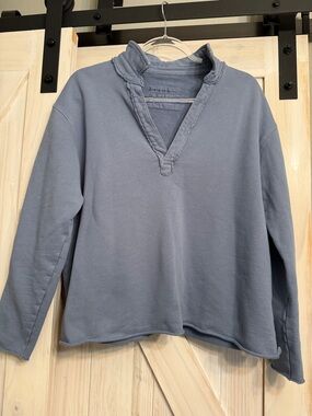 Frank and Eileen Patrick Triple Terry size Large Slate Blue